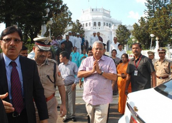 Tripuraâ€™s new Governor Tathagata Roy to assume office on wednesday amidst ruling CPI-M threatening stir : New Governor appointment bring cheers across State, Manikâ€™s corrupt rule to end in 2018